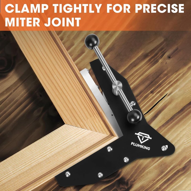 Plumking 2PCS Miter Clamps for Woodworking, Corner Clamps for Making Window Casing, Door Casing, Picture Frames, Cabinet Trim - Image 2